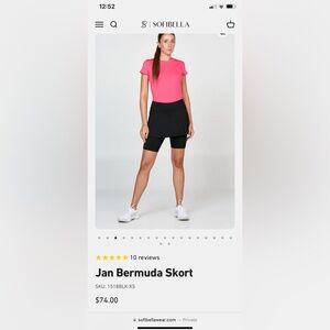 Sofibella tennis skort
